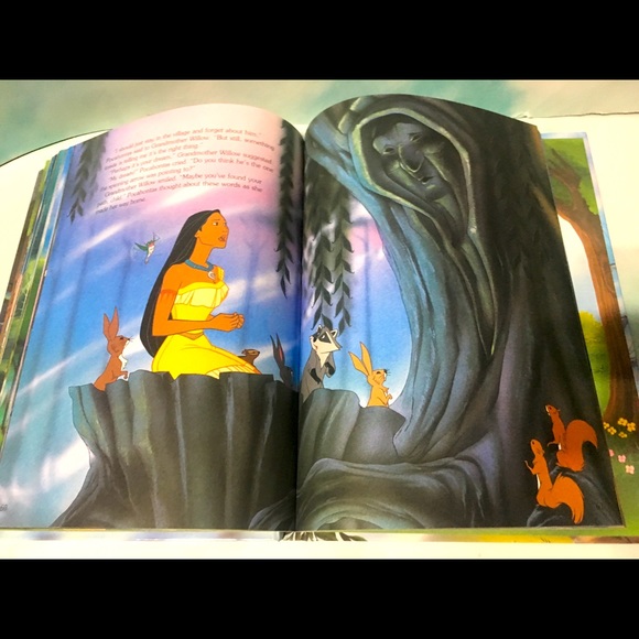 WALT DISNEY VTG 90s POCAHONTAS CLASSIC STORYBOOK - Picture 6 of 15